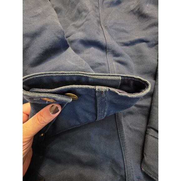 Carhartt Men's Blanket Lined Navy Blue Size 2XL In Great Condition Jacket - Picture 8 of 10